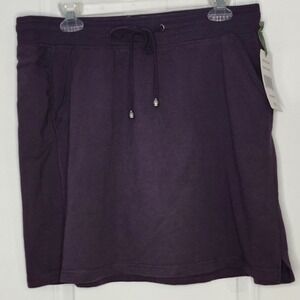 Nuu-Muu Skort Athletic Skirt with Built-In Shorts Night Shade XXL